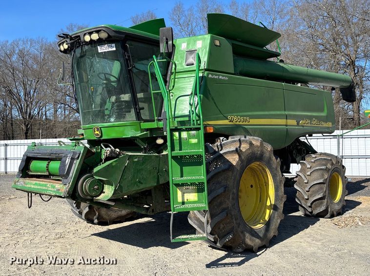 image for item YA2085 2007 John Deere 9760 STS RWA combine