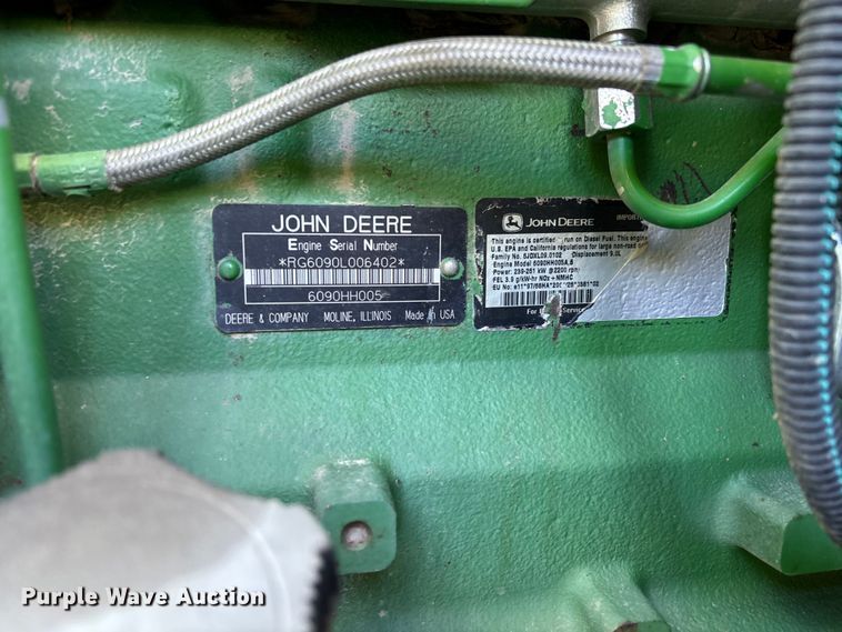 image for item YA2085 2007 John Deere 9760 STS RWA combine