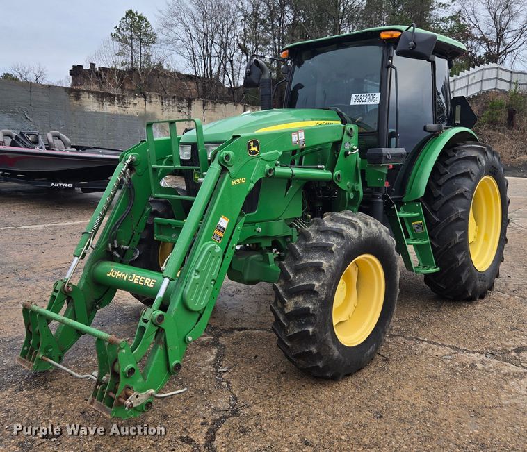 image for item YA2121 2013 John Deere 6105D MFWD tractor