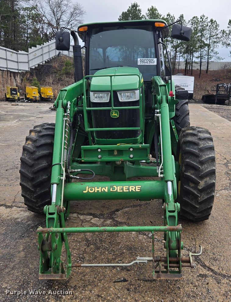 image for item YA2121 2013 John Deere 6105D MFWD tractor