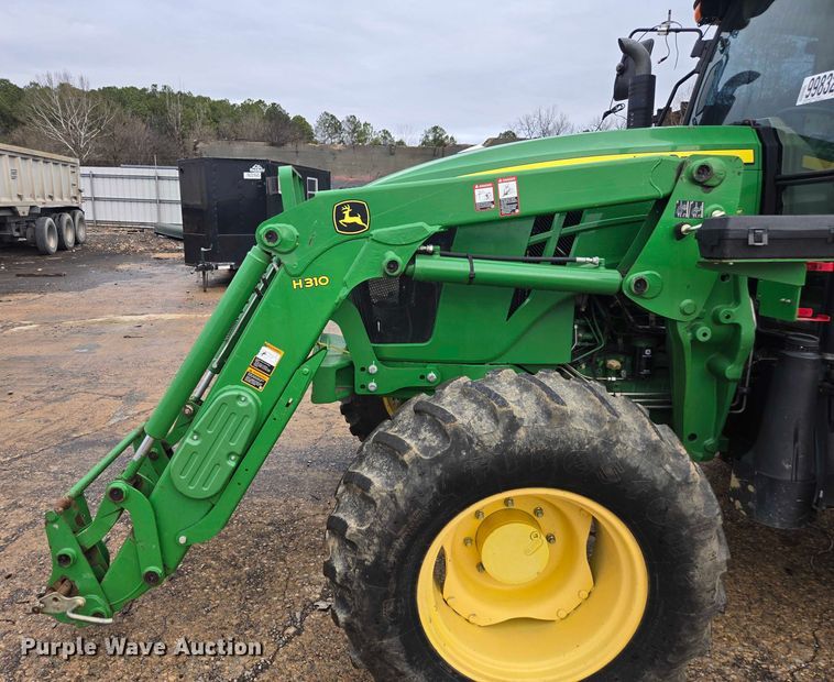 image for item YA2121 2013 John Deere 6105D MFWD tractor