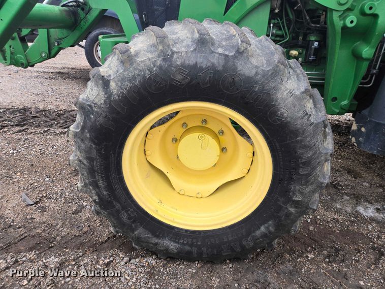 image for item YA2121 2013 John Deere 6105D MFWD tractor