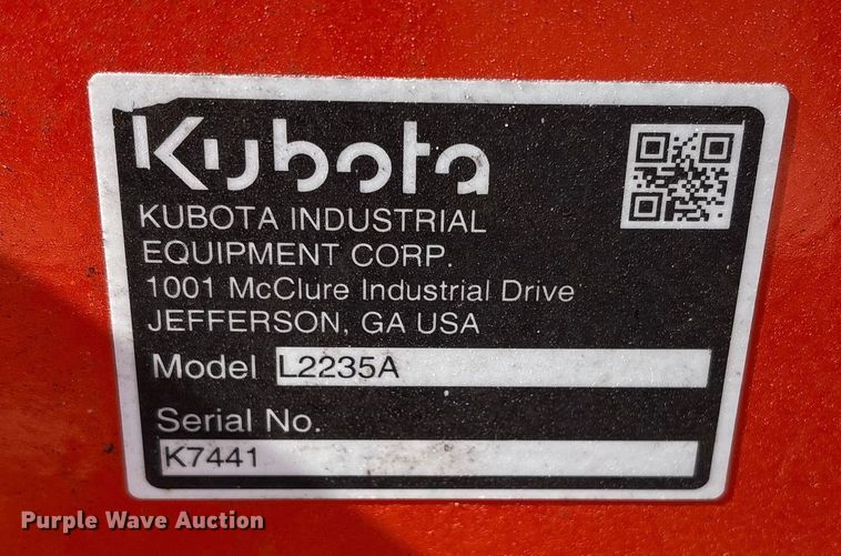 image for item YA2165 2025 Kubota L4060 MFWD tractor
