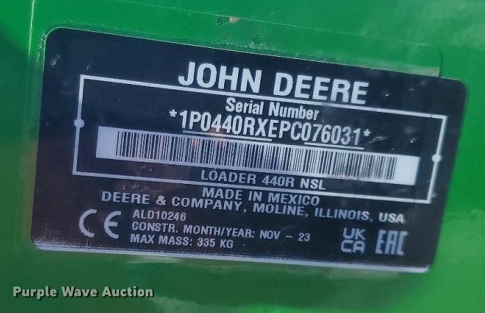 image for item YA2169 2023 John Deere 440R loader