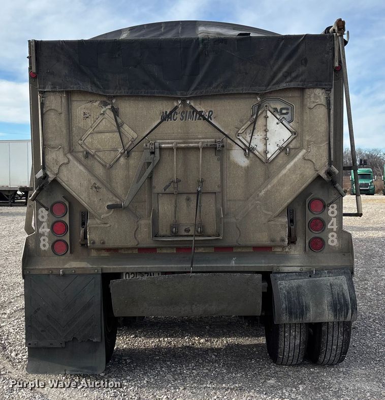 image for item DW7396 2013 Mac end dump trailer