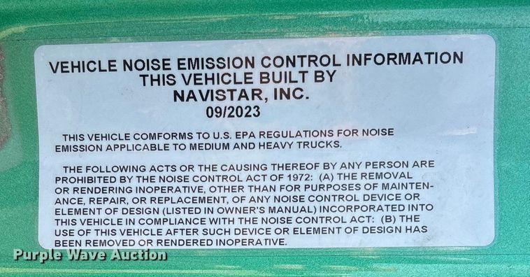 image for item DW7399 2024 International LT625 semi truck