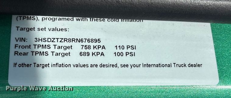 image for item DW7401 2024 International LT625 semi truck