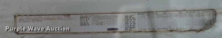 image for item EB1254 2015 Freightliner Cascadia semi truck