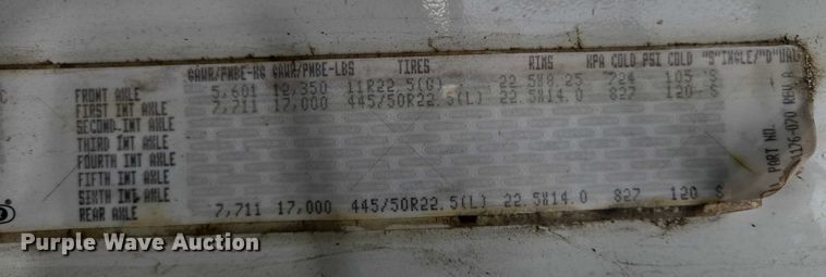 image for item EB1254 2015 Freightliner Cascadia semi truck