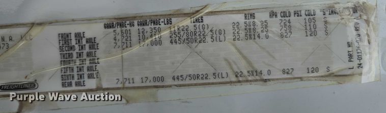 image for item EB1258 2015 Freightliner Cascadia semi truck