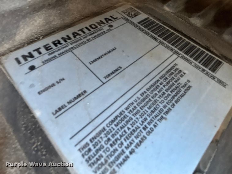 image for item EC3903 2020 International LT625 semi truck