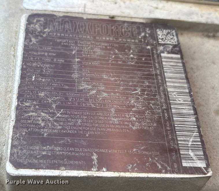 image for item EC8219 2012 International ProStar semi truck