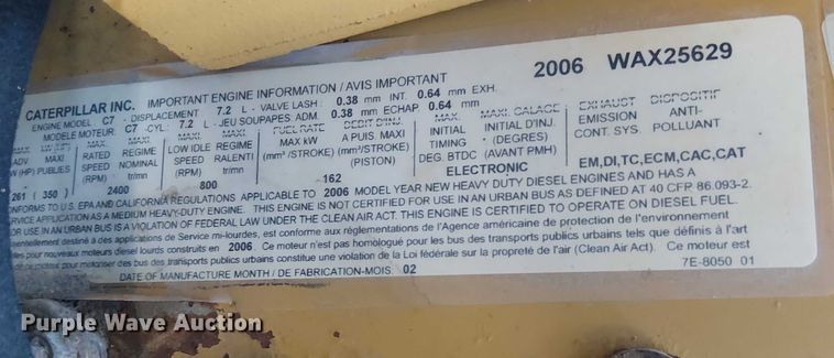 image for item EG1689 2007 Peterbilt 335 flatbed truck