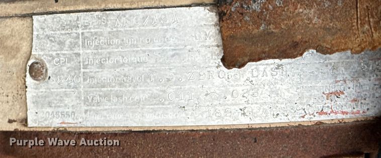 image for item EG1963 1989 International F9300 flatbed truck