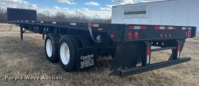 image for item EG1983 2007 Great Dane GPSAW-48102 flatbed trailer