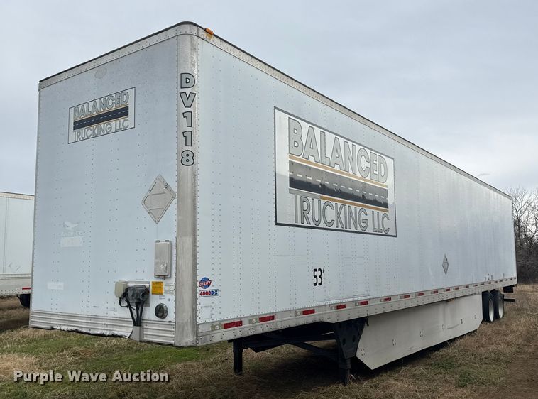 image for item EG1987 2009 Utility Trailer VS2DX dry van trailer