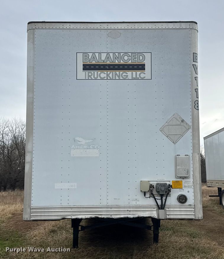 image for item EG1987 2009 Utility Trailer VS2DX dry van trailer