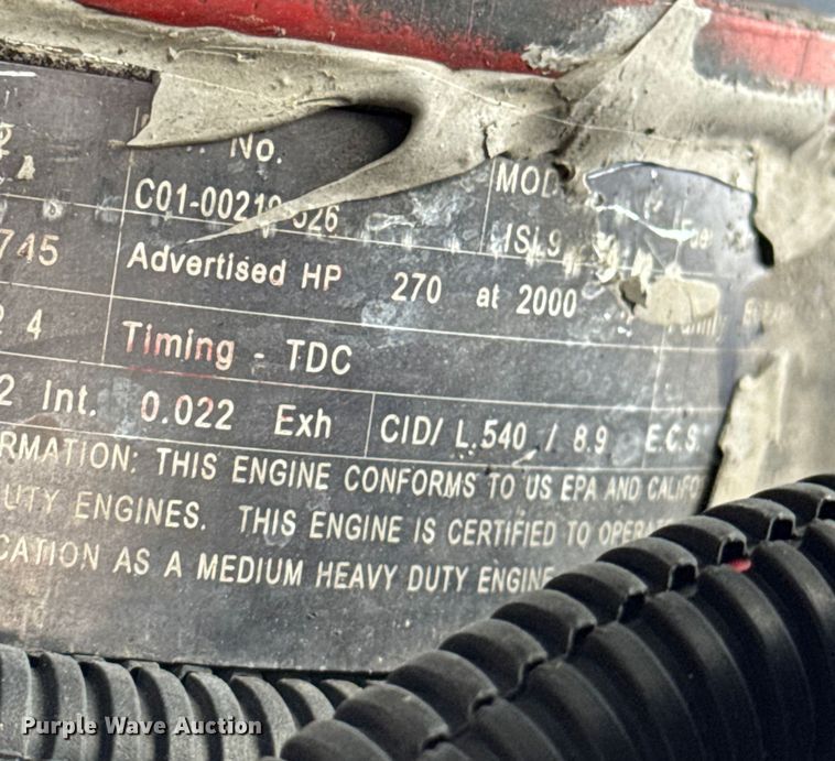 image for item EN0906 2015 Freightliner M2 semi truck