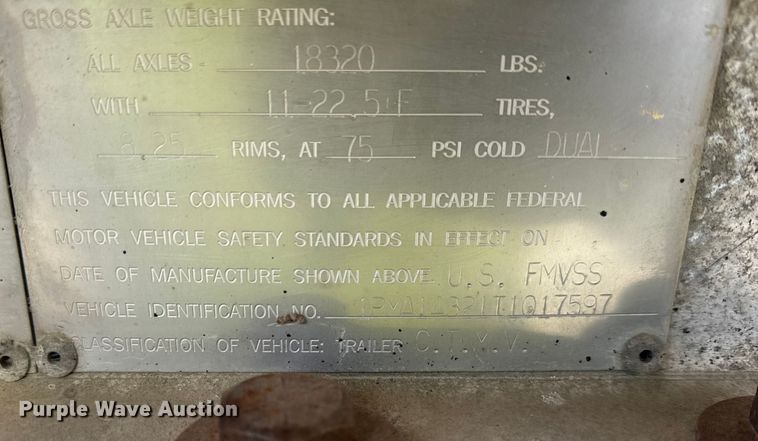 image for item ER0393 1996 Polar asphalt trailer