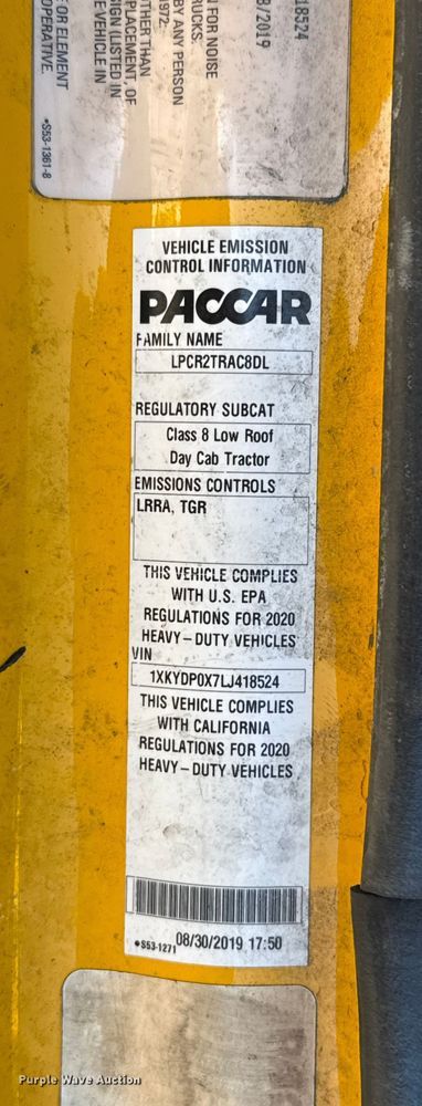 image for item ES5705 2020 Kenworth T680 semi truck