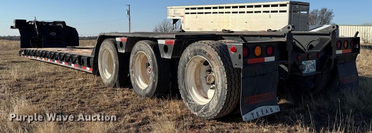 image for item ES5717 2007 Etnyre RTN55TD3 lowboy equipment trailer