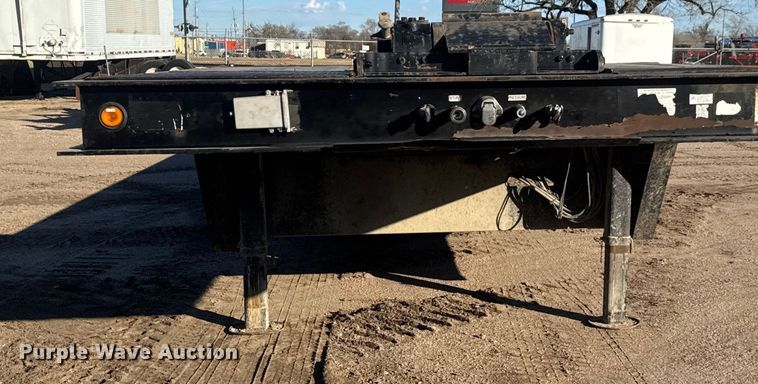 image for item ET4327 2007 Trail-Eze TE70HT48 drop deck hydraulic tail equipment trailer