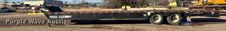 image for item ET4327 2007 Trail-Eze TE70HT48 drop deck hydraulic tail equipment trailer