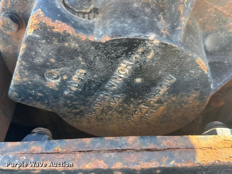 image for item ET4327 2007 Trail-Eze TE70HT48 drop deck hydraulic tail equipment trailer