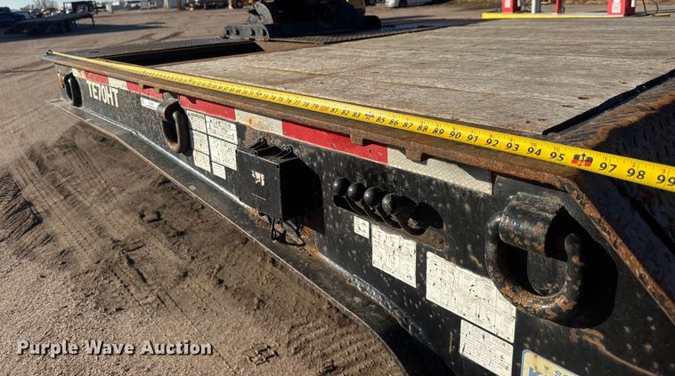 image for item ET4327 2007 Trail-Eze TE70HT48 drop deck hydraulic tail equipment trailer