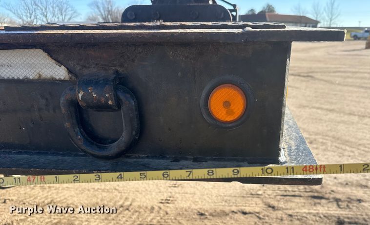 image for item ET4327 2007 Trail-Eze TE70HT48 drop deck hydraulic tail equipment trailer