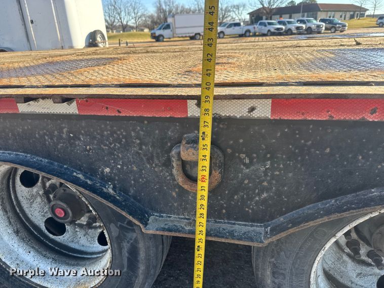 image for item ET4327 2007 Trail-Eze TE70HT48 drop deck hydraulic tail equipment trailer