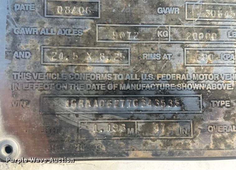 image for item ET4410 2007 Great Dane 7311TP-SAL dry van trailer