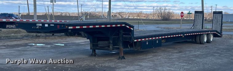 image for item ET6856 2021 Kaufman drop deck equipment trailer