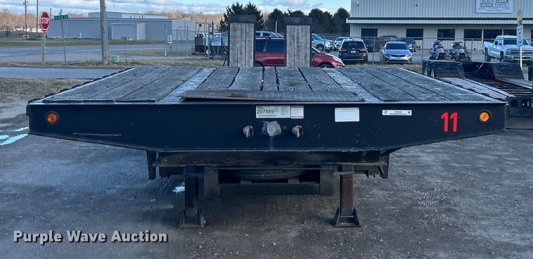 image for item ET6856 2021 Kaufman drop deck equipment trailer
