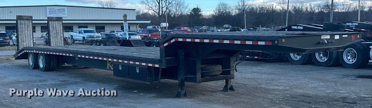 image for item ET6856 2021 Kaufman drop deck equipment trailer