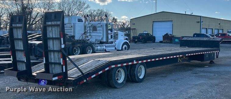image for item ET6856 2021 Kaufman drop deck equipment trailer