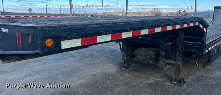 image for item ET6856 2021 Kaufman drop deck equipment trailer