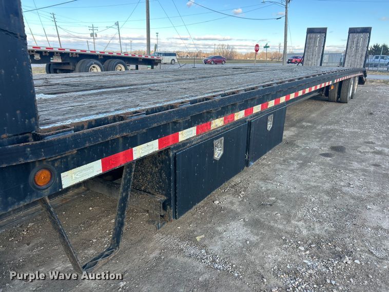 image for item ET6856 2021 Kaufman drop deck equipment trailer