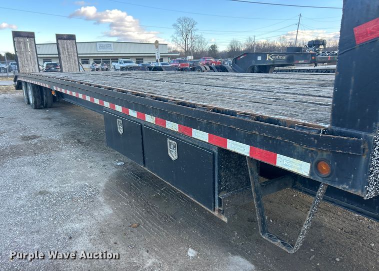 image for item ET6856 2021 Kaufman drop deck equipment trailer