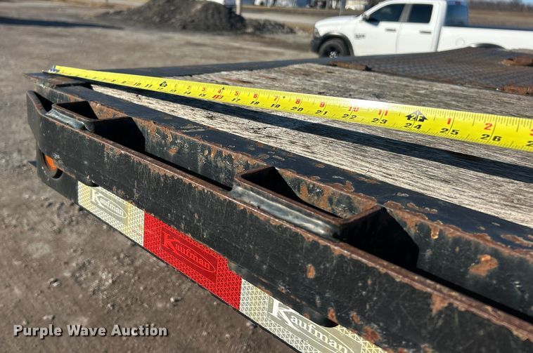 image for item ET6856 2021 Kaufman drop deck equipment trailer