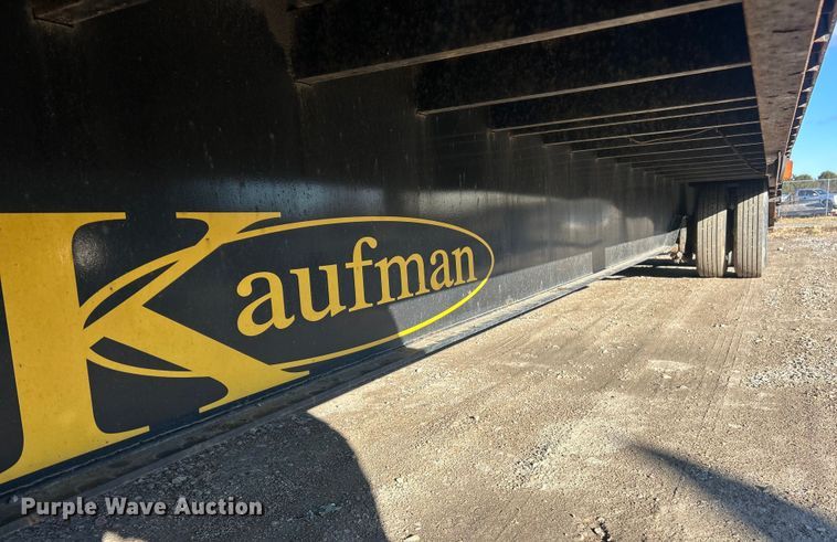 image for item ET6856 2021 Kaufman drop deck equipment trailer