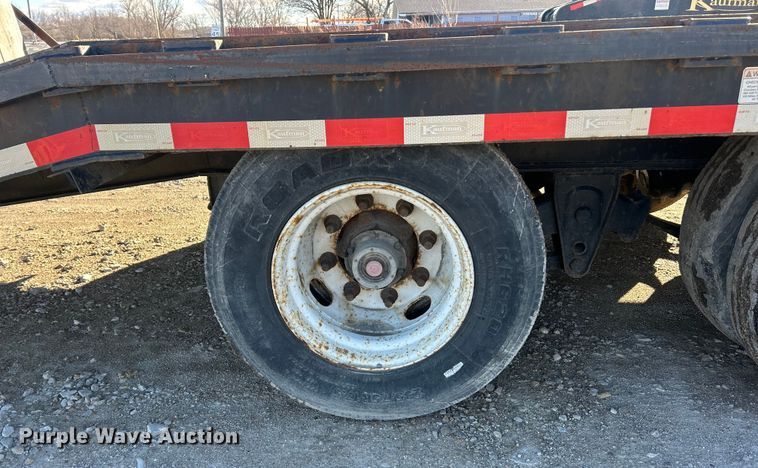 image for item ET6856 2021 Kaufman drop deck equipment trailer
