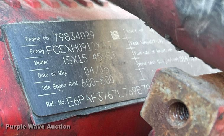 image for item ET6863 2016 Kenworth T680 semi truck