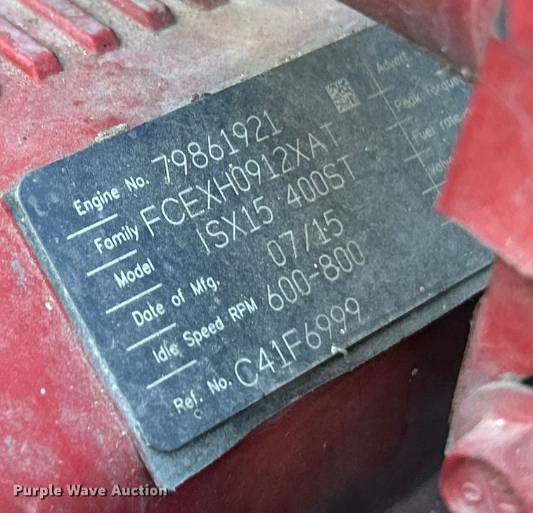 image for item ET6865 2016 International ProStar+122 semi truck