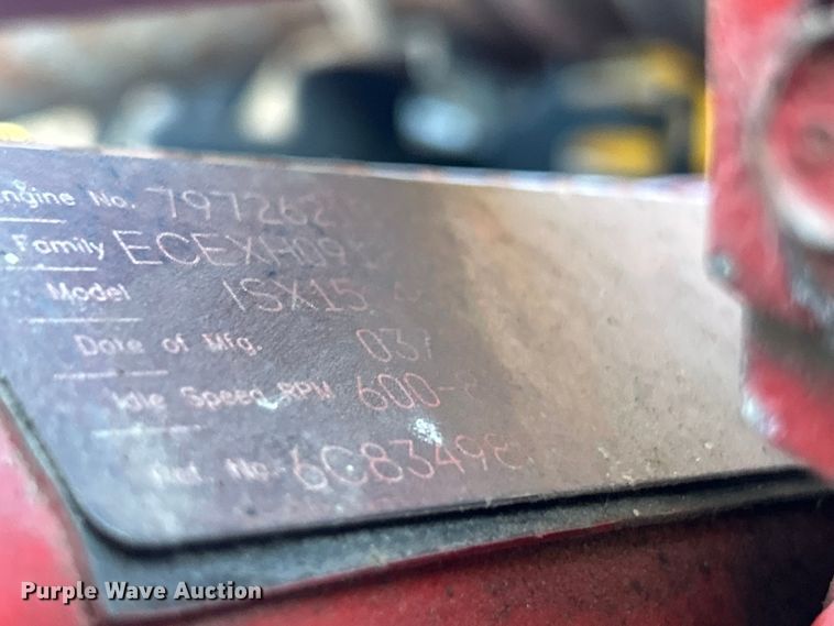 image for item ET6871 2015 International ProStar+122 semi truck