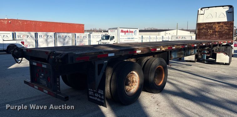 image for item ET8643 1986 Fruehauf PB80-F2-40 flatbed trailer