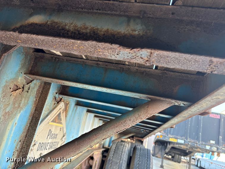 image for item ET8643 1986 Fruehauf PB80-F2-40 flatbed trailer