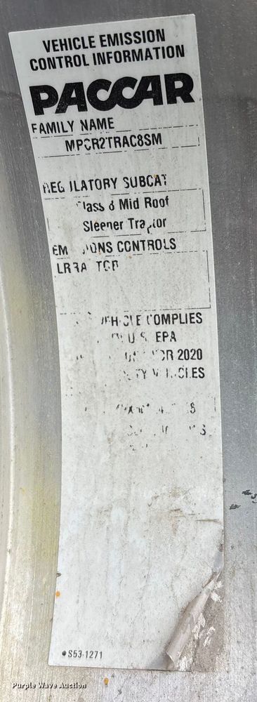 image for item EU7064 2021 Kenworth W900 semi truck