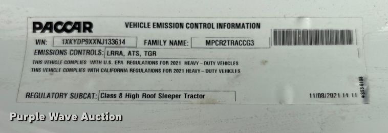 image for item EU7066 2022 Kenworth T680 semi truck