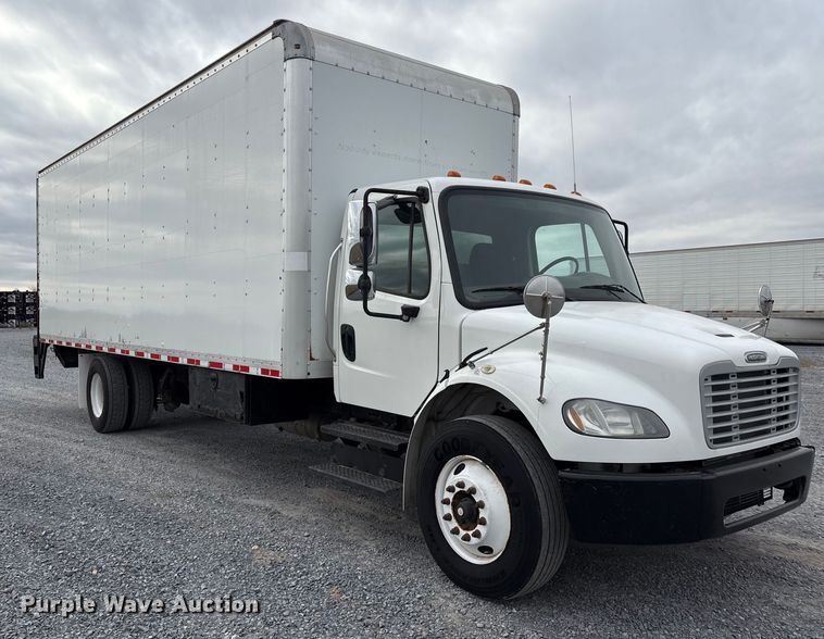 image for item EU7092 2016 Freightliner M2 side curtain box truck